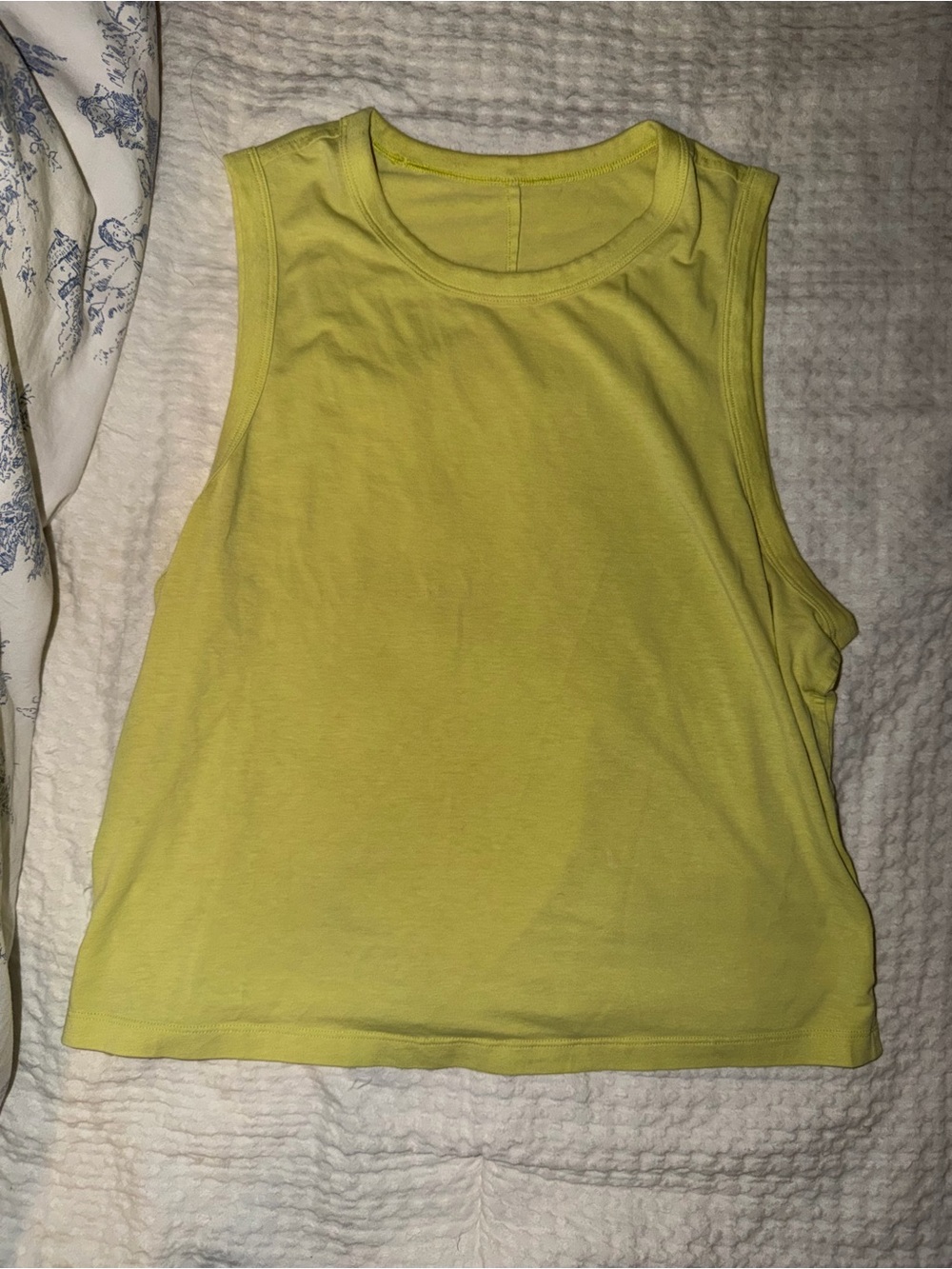 Lululemon yellow tank top